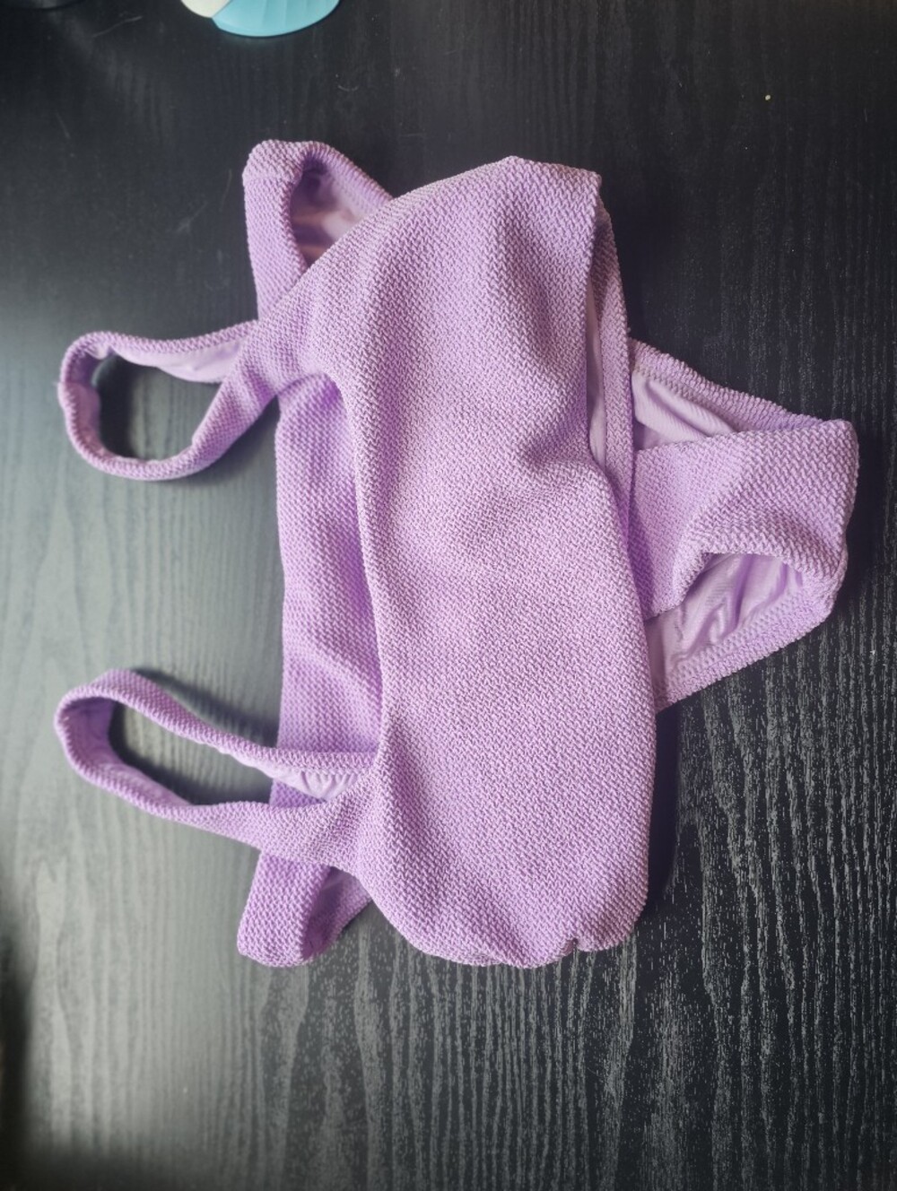 Love & Sports Lilac Knit Bikini Set - Stretchy Scoop Style Womens Size XS (0-2)